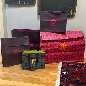 Tory Burch paper shopping bags